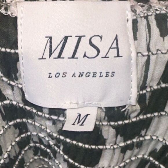 Misa Los Angeles Zadie Puff Sleeve Babydoll Dress - Picture 7 of 8
